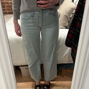 Levi's Light Wash Wide Leg Jeans